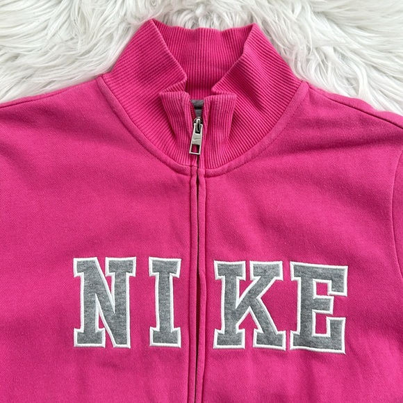 🩷 NIKE | Sweatshirt Jacket | Pink |Size L - Picture 3 of 10